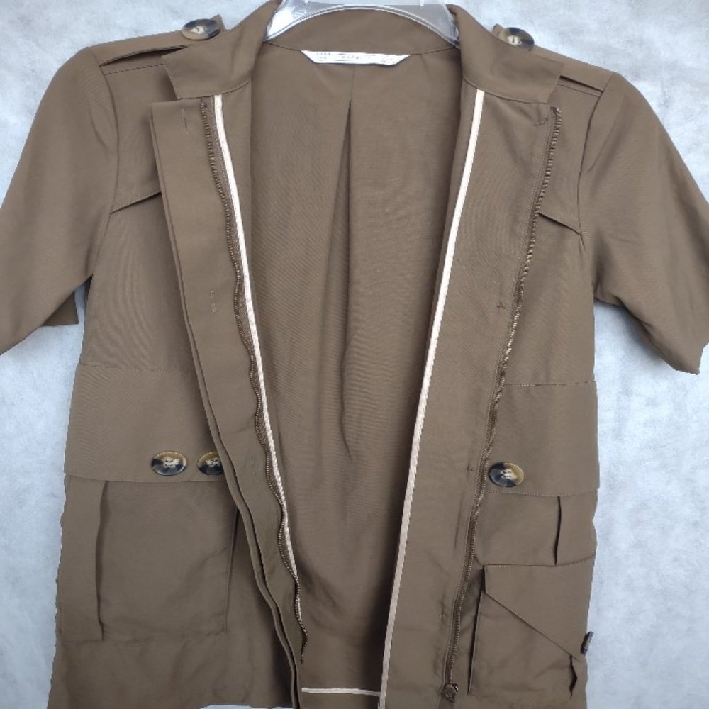 Trafaluc by Zara Short Sleeve Jacket Size Small - Picture 14 of 16